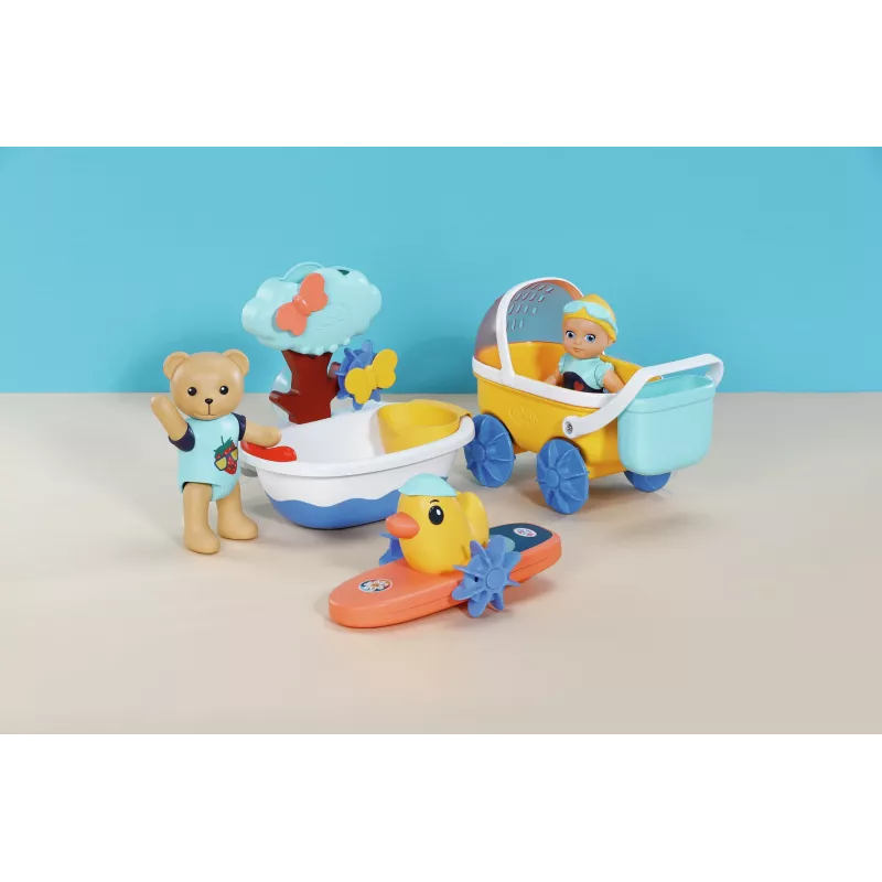BABY born Splish Splash Berta – maudymosi žaislas ant banglentės, įvairiaspalvis