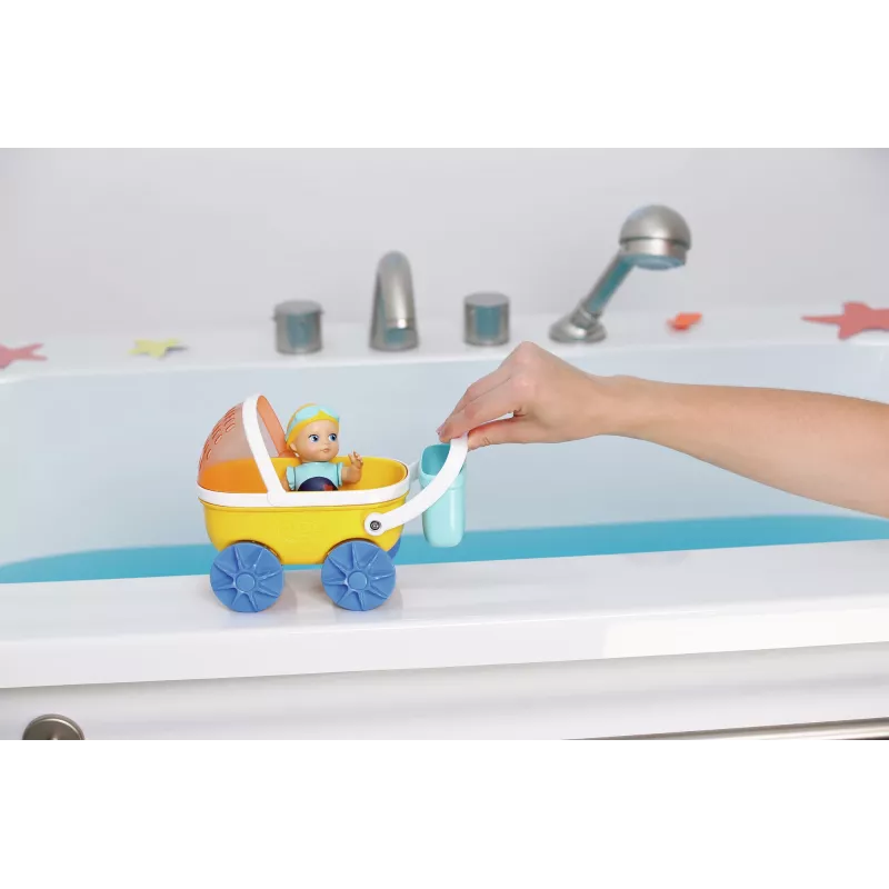 BABY born Splish Splash vežimėlis su Emma maudymosi lėlė
