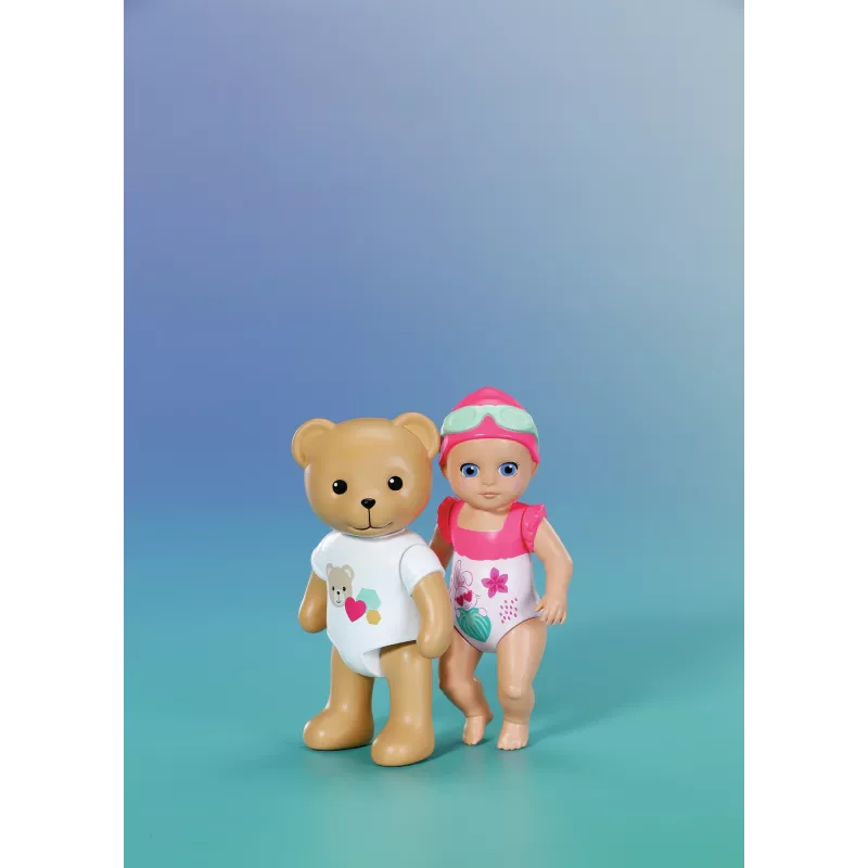 BABY born Splish Splash Teddy maudymosi žaislas, įvairiaspalvis