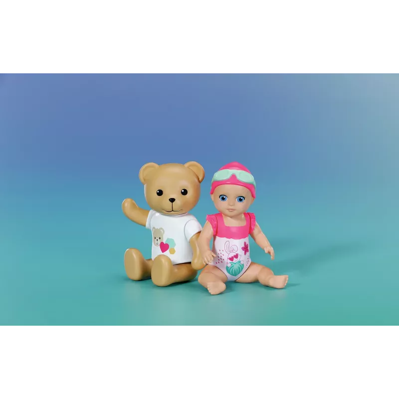 BABY born Splish Splash Teddy maudymosi žaislas, įvairiaspalvis