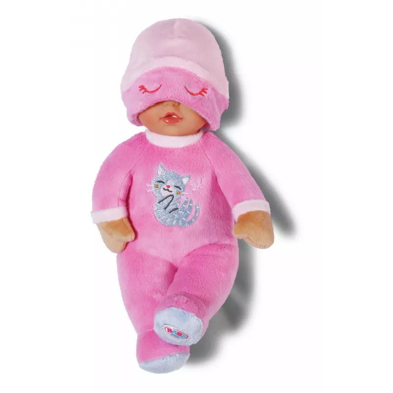 Lėlė BABY born for babies Sleepy Pink 30 cm, minkštas kūnas, daugiaspalvė