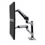 ERGOTRON Lx Dual Stacking Arm – dvisienė ranka monitoriams ir nešiojamam kompiuteriui