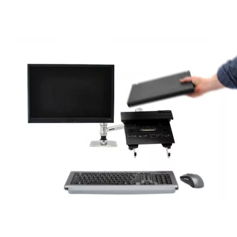 ERGOTRON Lx Dual Stacking Arm – dvisienė ranka monitoriams ir nešiojamam kompiuteriui