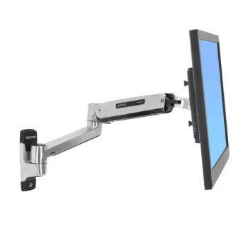 ERGOTRON Lx sėdėjimo-stovėjimo laikiklis LCD monitoriui ant sienos (poliruotas aliuminis)