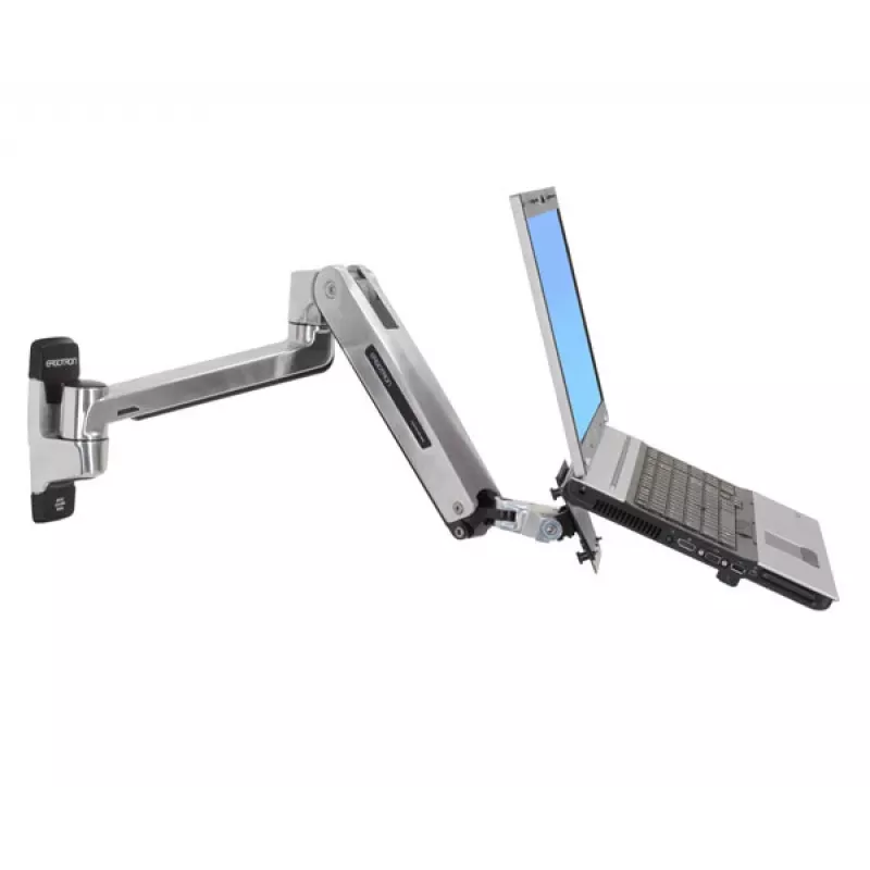 ERGOTRON Lx sėdėjimo-stovėjimo laikiklis LCD monitoriui ant sienos (poliruotas aliuminis)