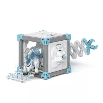 schleich ELDRADOR CREATURES BattleCave Snow Slasher, veiksmo/nuotykių žaislas, monstrai ir drakonai, ledo pasaulis, BattleCave, 7 metų, įvairiaspalvis