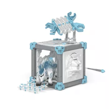 schleich ELDRADOR CREATURES BattleCave Snow Slasher, veiksmo/nuotykių žaislas, monstrai ir drakonai, ledo pasaulis, BattleCave, 7 metų, įvairiaspalvis