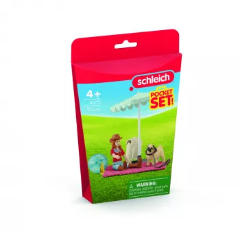 Schleich HORSE CLUB Išvyka prie ežero – gyvūnų rinkinys