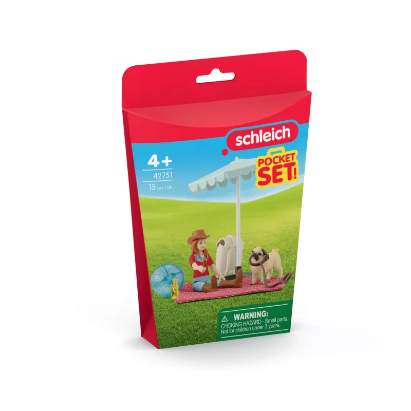 Schleich HORSE CLUB Išvyka prie ežero – gyvūnų rinkinys