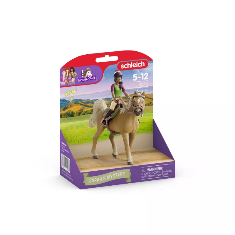 schleich HORSE CLUB Sarah & Mystery žaislinis rinkinys, 5 m., Arkliai, Įvairiaspalvis