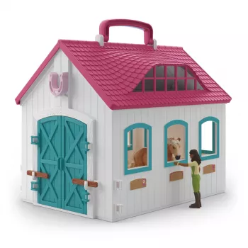 Schleich HORSE CLUB Atviras Arklidės Mažoji Pasaga 42703 Amžius 5-12