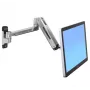 ERGOTRON LX HD Sėdėjimo-stovėjimo sieninis laikiklis monitoriui (poliruotas aliuminis)