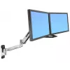 ERGOTRON LX HD Sėdėjimo-stovėjimo sieninis laikiklis monitoriui (poliruotas aliuminis)