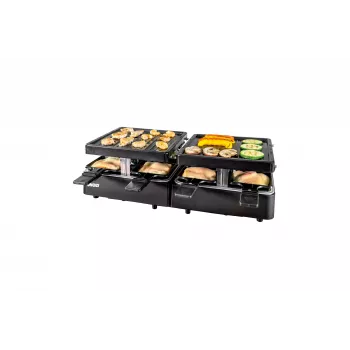 Unold 48755 raclette grilis 8 asmenims 1300 W juodas