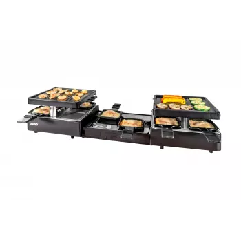 Unold 48755 raclette grilis 8 asmenims 1300 W juodas