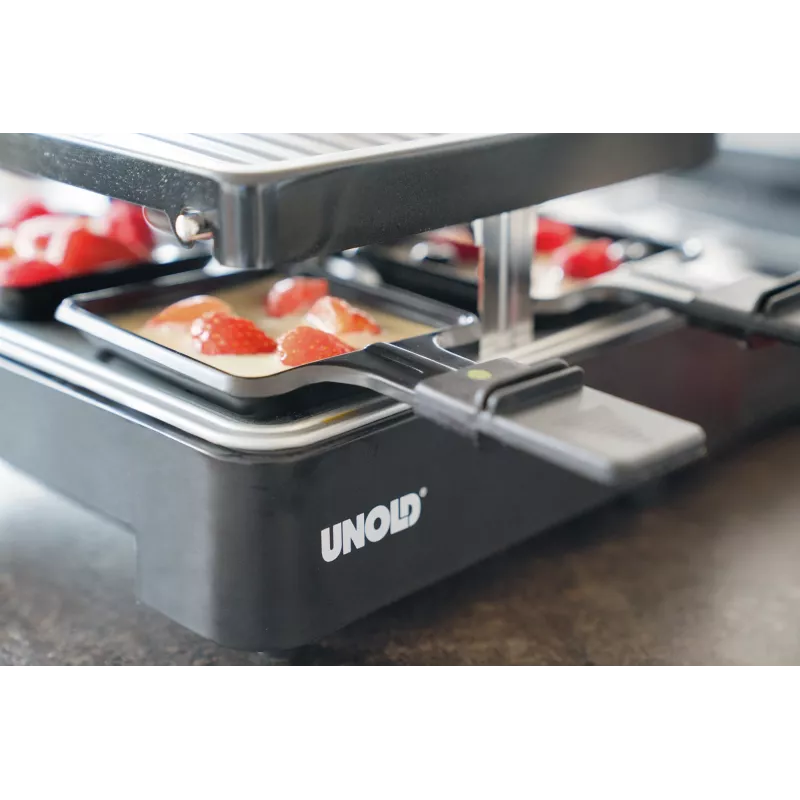 Unold 48755 raclette grilis 8 asmenims 1300 W juodas