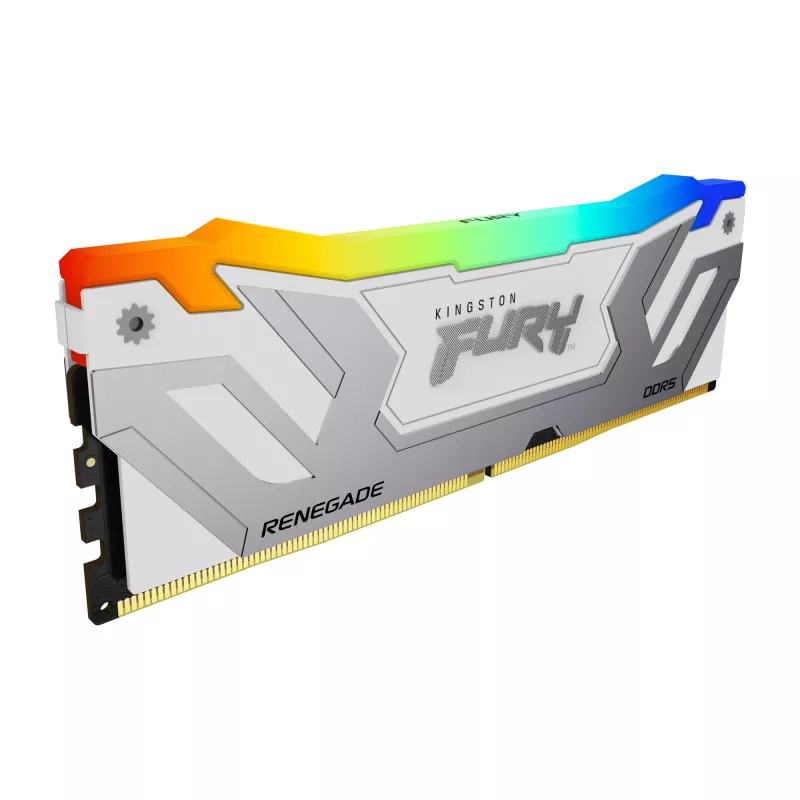 Kingston FURY Renegade 24 GB DDR5 8400 MT/s CL40 CUDIMM RGB Baltas XMP