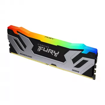 Kingston FURY Renegade DDR5 RGB 24 GB 8400MT/s CL40 CUDIMM sidabrinė