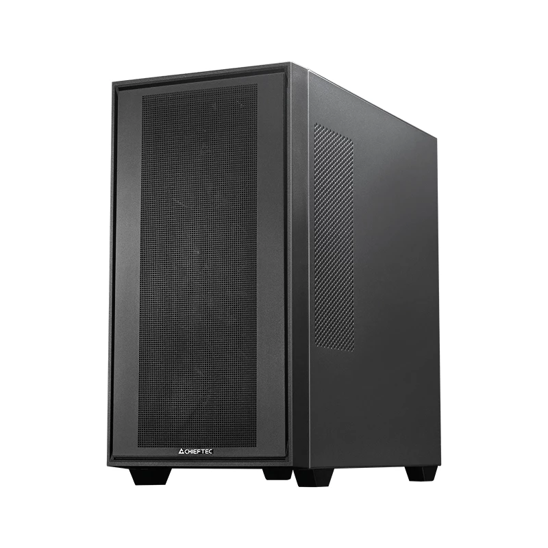 Chieftec Midi Tower GS-03B-BLK-OP, juodas
