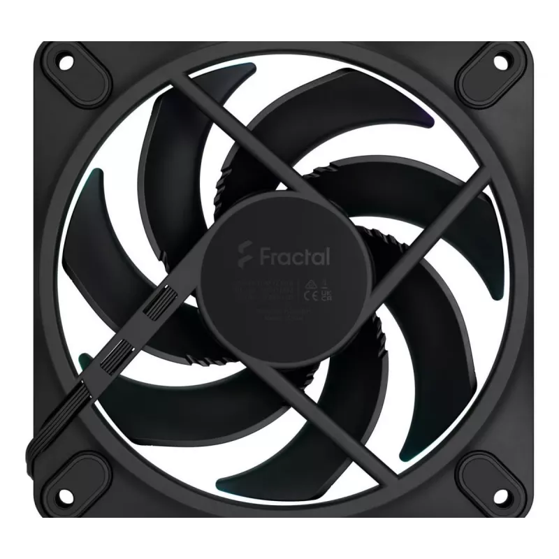 FRACTAL DESIGN Ventiliatorius Momentum 12 RGB 3 vnt. Juodas