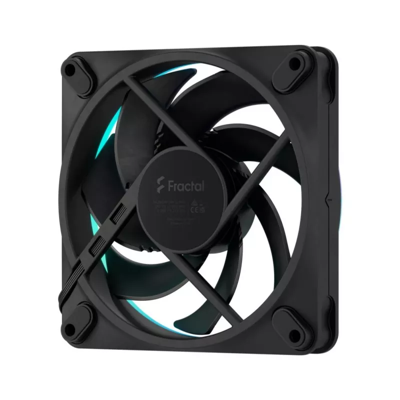 FRACTAL DESIGN Ventiliatorius Momentum 12 RGB 3 vnt. Juodas