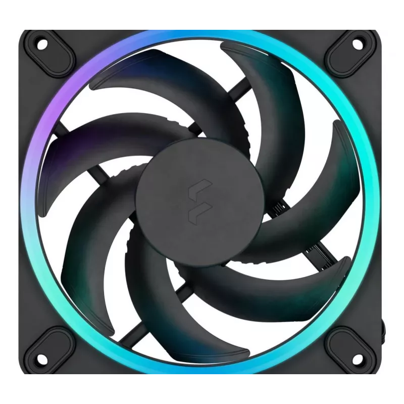 FRACTAL DESIGN Ventiliatorius Momentum 12 RGB 3 vnt. Juodas