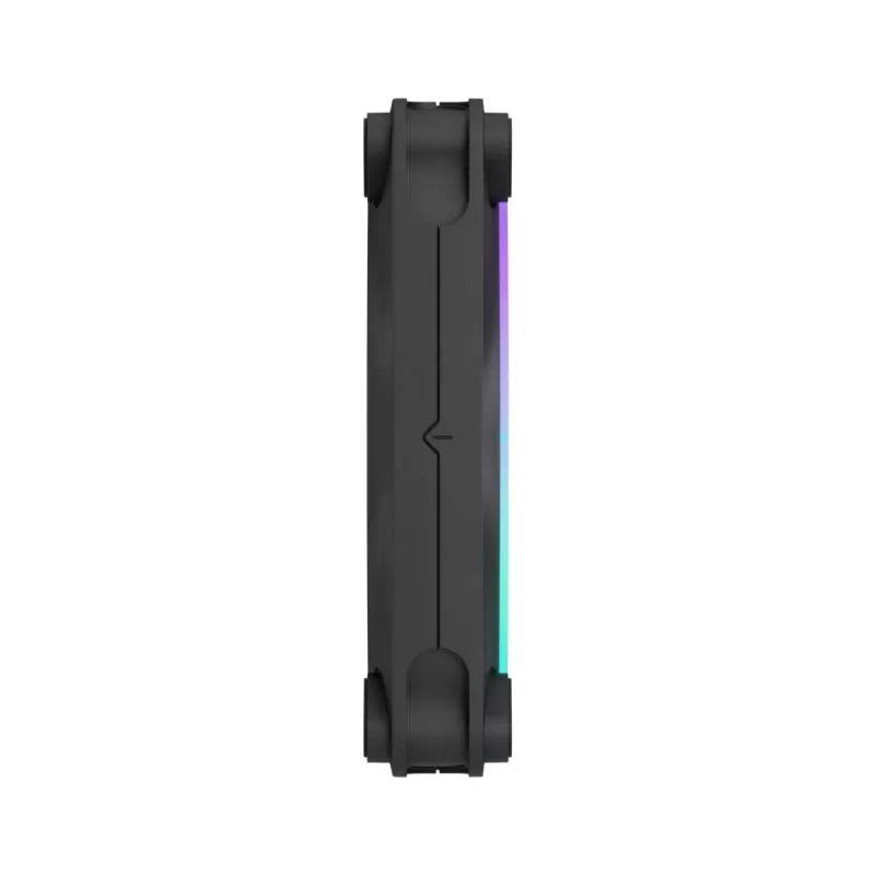 FRACTAL DESIGN Ventiliatorius Momentum 12 RGB 3 vnt. Juodas