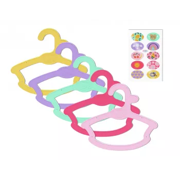 BABY born pakabinamos pakabos lėlės drabužiams, 5 vnt., 43 cm