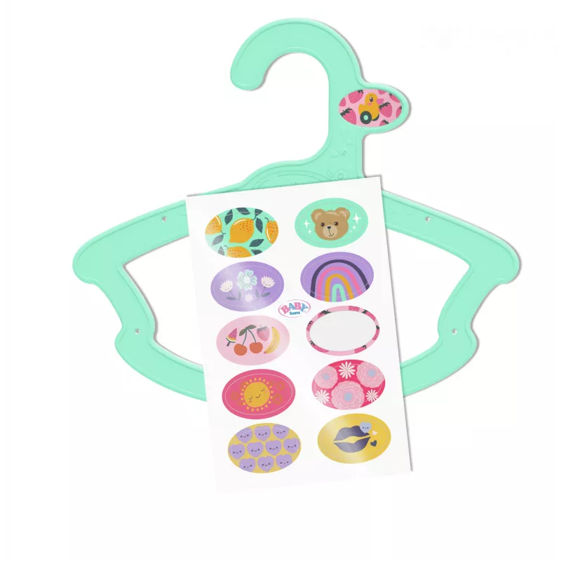 BABY born pakabinamos pakabos lėlės drabužiams, 5 vnt., 43 cm