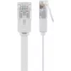 Tinklo kabelis Goobay 93358 1m Cat5e U/UTP RJ-45 Baltas