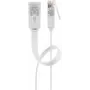 Tinklo kabelis Goobay 93358 1m Cat5e U/UTP RJ-45 Baltas