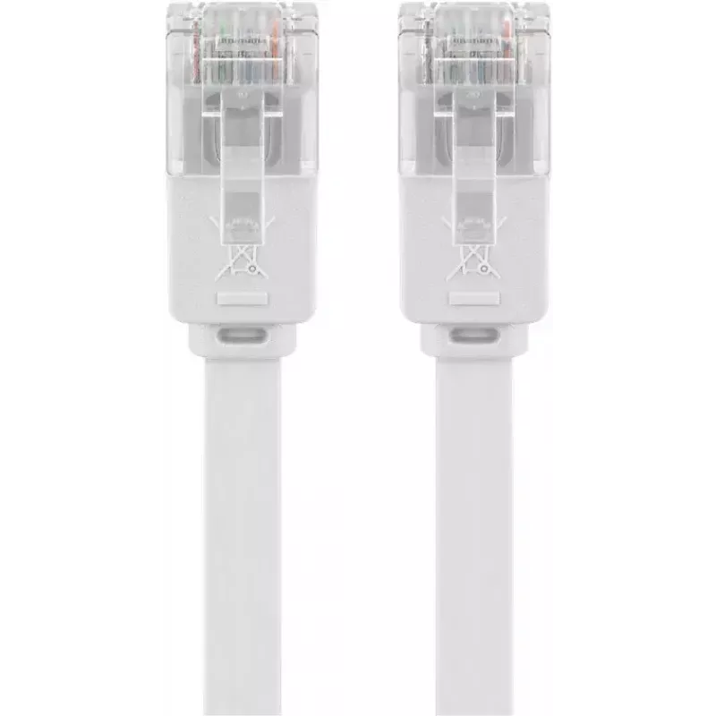 Tinklo laidas Goobay 93363 10m Cat5e U/UTP RJ-45 Baltas