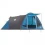 Kupolinė palapinė su tuneliniu priestatu COLEMAN Waterfall 5 (Model 2025), mėlyna/pilka