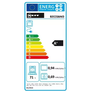 Kaitlentės ir orkaitės rinkinys NEFF B2CCG6AK3 + T18SDH9L0 — stiklo keramikos 4 zonų kaitlentė, 71 L elektrinė orkaitė, CircoTherm®
