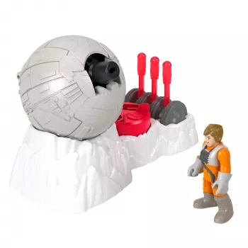 Fisher-Price Imaginext STAR WARS Sukilėlių bazės patranka su Luke Skywalker liejiniu personažo raktu, 5 dalys