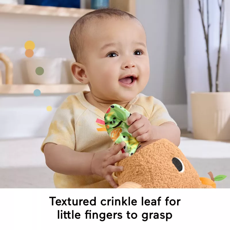 Žaislinis kapibara Fisher-Price Snuggly Snacky Capy nuo 0,5 metų