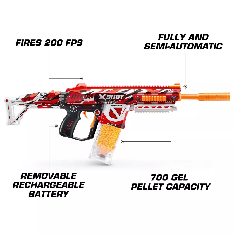 XSHOT Hyper Gel HPG-700 Blaster (20 000 Hyper Gel Peliulių) ZURU