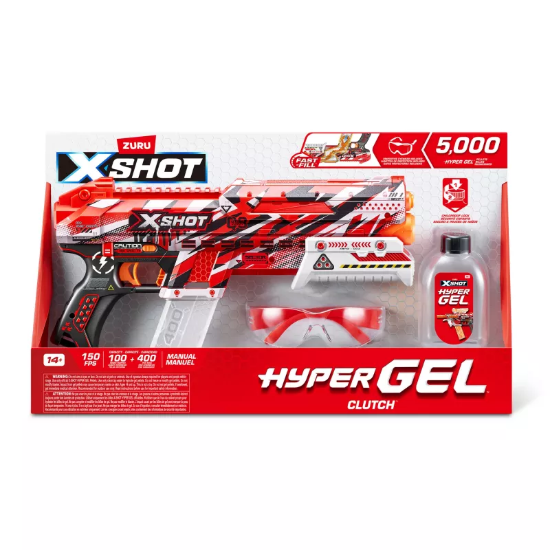 XSHOT Hyper Gel Clutch šratasviedis (5 000 Hyper Gel rutuliukų) ZURU