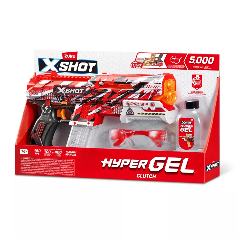 XSHOT Hyper Gel Clutch šratasviedis (5 000 Hyper Gel rutuliukų) ZURU