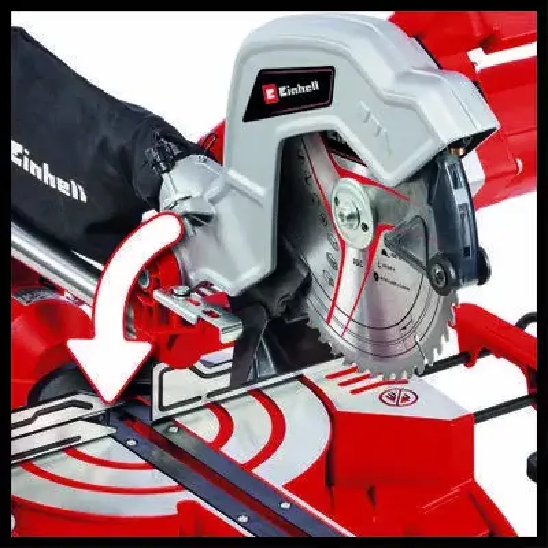 Pjūklas Einhell TC-SM 216, kryžminis ir kampinis pjovimas, 1600 W