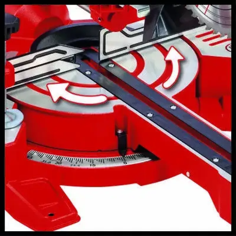 Pjūklas Einhell TC-SM 216, kryžminis ir kampinis pjovimas, 1600 W