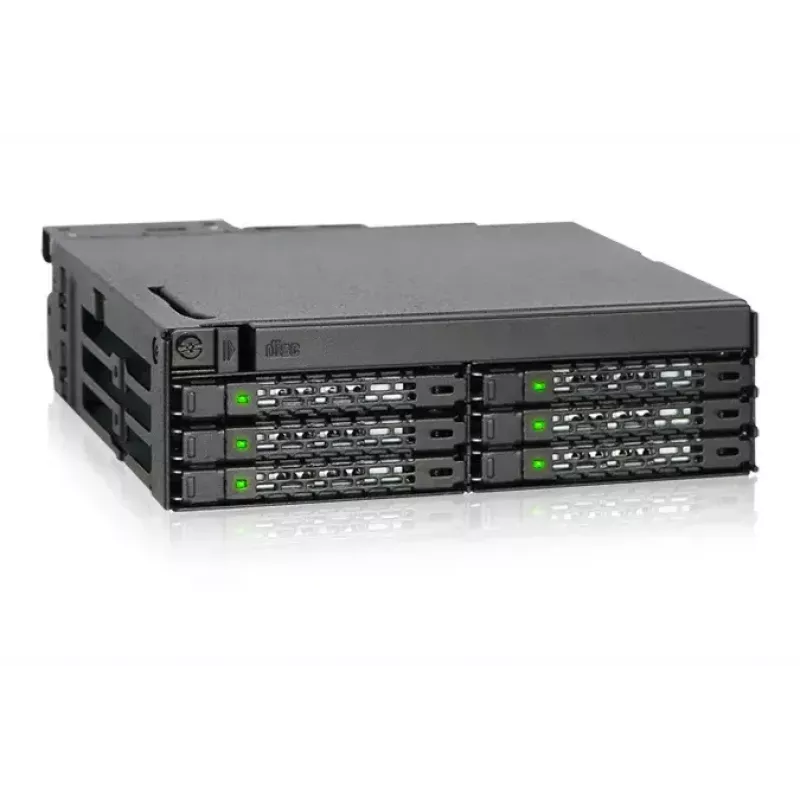 Icy Dock MB606SPO-B ToughArmor – 6× 2,5 inch SATA/SAS + optinis diskų įrenginys 5,25 inch lizdui