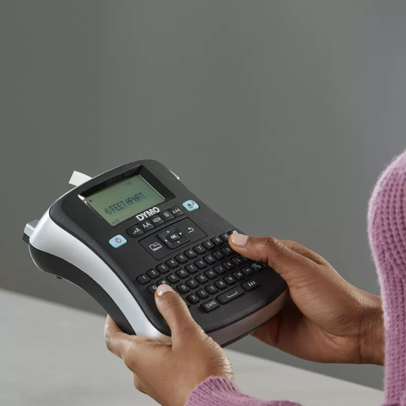 DYMO LabelManager 210D - QWZ, QWERTZ, D1, terminis perdavimas, 180 x 180 DPI, 12 mm/s, juoda, sidabrinė