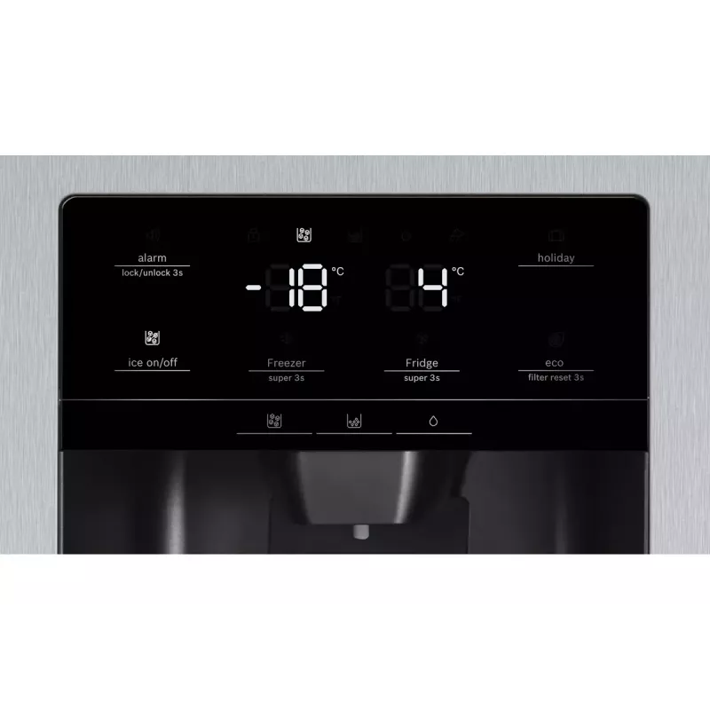 Bosch Serie 6 KAG93AIEP šaldytuvas-šaldiklis šalia 560 L Nerūdijantis plienas