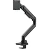 Monitorinis laikiklis SILVERSTONE SST-ARM14B 17–49 colių monitoriams, juodas, vieno ekrano reguliuojamas tvirtinimas