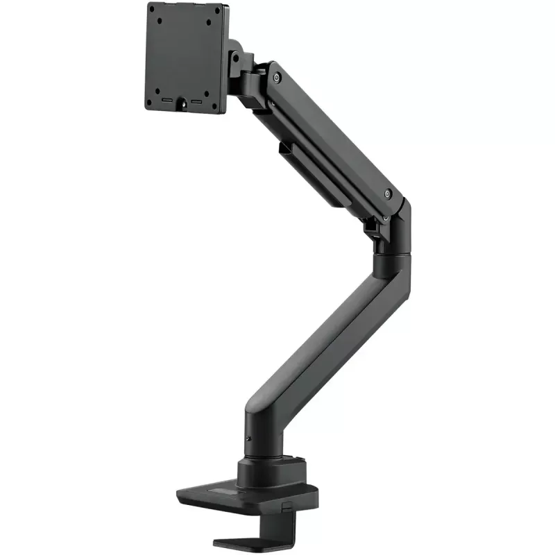 Monitorinis laikiklis SILVERSTONE SST-ARM14B 17–49 colių monitoriams, juodas, vieno ekrano reguliuojamas tvirtinimas