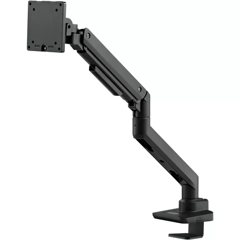 Monitorinis laikiklis SILVERSTONE SST-ARM14B 17–49 colių monitoriams, juodas, vieno ekrano reguliuojamas tvirtinimas