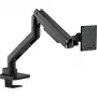 Monitorinis laikiklis SILVERSTONE SST-ARM14B 17–49 colių monitoriams, juodas, vieno ekrano reguliuojamas tvirtinimas