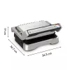 Kontaktinis grilis Tefal OptiGrill 2in1 GC773D nerūdijantis plienas 2100 W