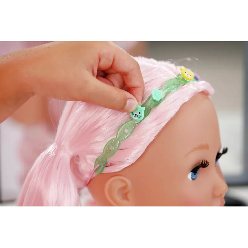 BABY born Stiliaus žymekliai ir aksesuarai, Makiažo/Stylingo lėlės galva, Moteriška, 3 m., Berniukas/Mergaitė, Įvairiaspalvis